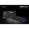 Teclado mecânico RGB Tempest X2 Outemu Red Savio Savgk-tempest X2 Red