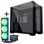 Lian Li O11 Vision Compact + TRYX PANORAMA ARGB Refrigeração líquida completa - preto, 360 mm