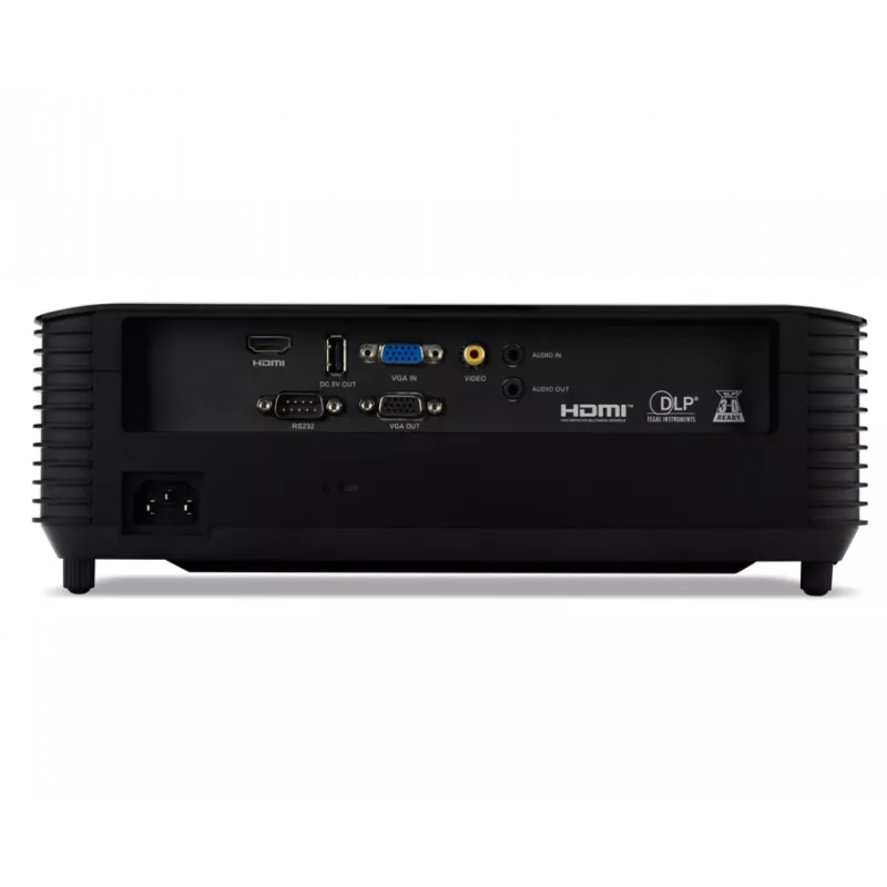 Projetor Acer X1328WHn DLP WXGA 5000 ANSI Lumen, 16:10, lâmpada, RS-232