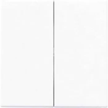 Tampa para interruptor de parede JUNG A 595 WW branco – tampa simples, acabamento branco