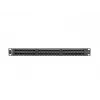 Patch panel LANBERG PPU5-1048-B 1U, 48 portas Cat5e, preto, 445×102×44,5 mm
