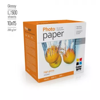 Papel fotográfico ColorWay PG2005004R 200 g/m² 10x15 cm alto brilho