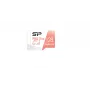 Cartão MicroSDXC Silicon Power Superior 128GB UHS‑I Class 10 U3 V30, 100/80 MB/s, branco/pêssego