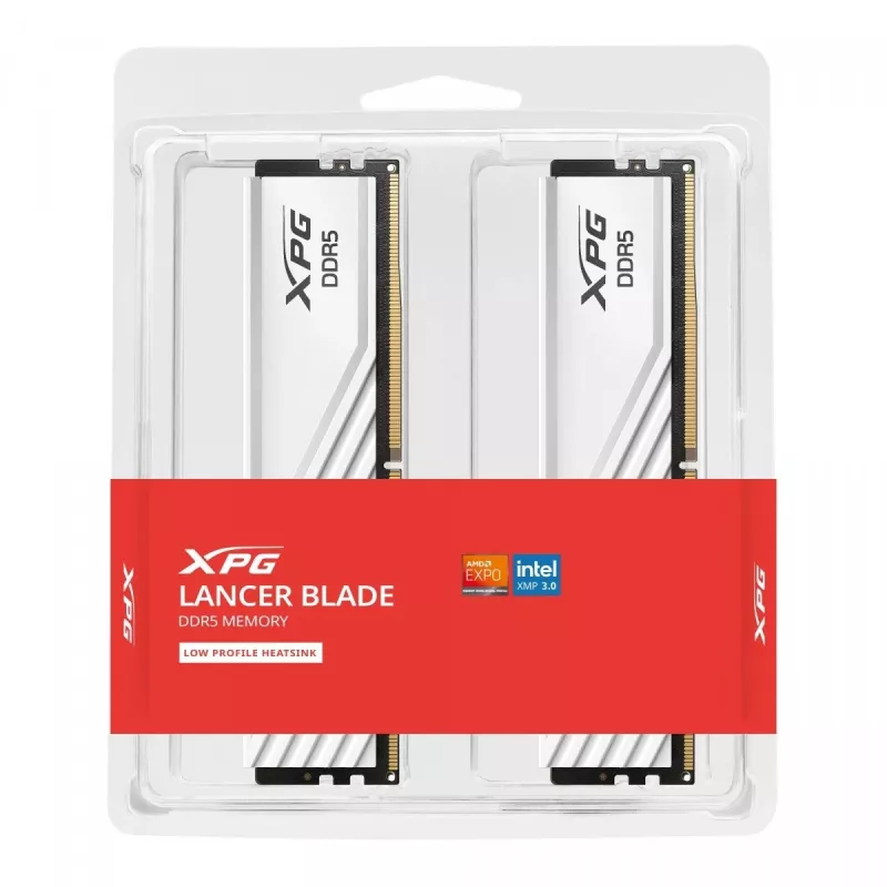 Memória XPG Lancer Blade DDR5 6000 32GB (2x16) CL36 branco