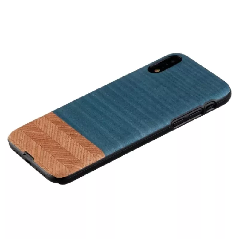 Capa para smartphone man and wood para iPhone XR – capa de proteção Denim preto