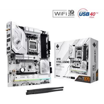 Placa-mãe ASRock X870 Steel Legend WiFi AM5 ATX