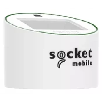 Leitor de códigos QR de mão Socket Mobile SocketScan S320 com Secure Pad, branco