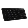 Mini teclado sem fios Tellur TLL491251 preto design compacto, layout portátil