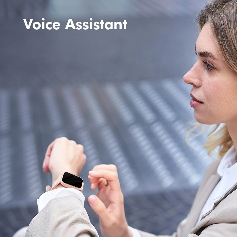Smartwatch LCD, BT5.2 IP68, rosa