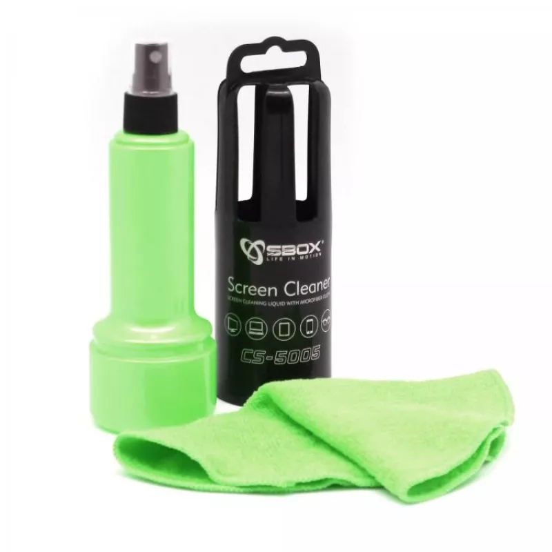 Sbox CS-5005G limpa-ecrãs 150 ml verde