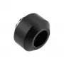 Conector para tubo rígido OPTIMUS 12 mm, preto – conexão individual de anel de aperto para tubos rígidos