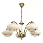 Lustre de teto Activejet Classic RITA pátina 5xE27 para sala de estar