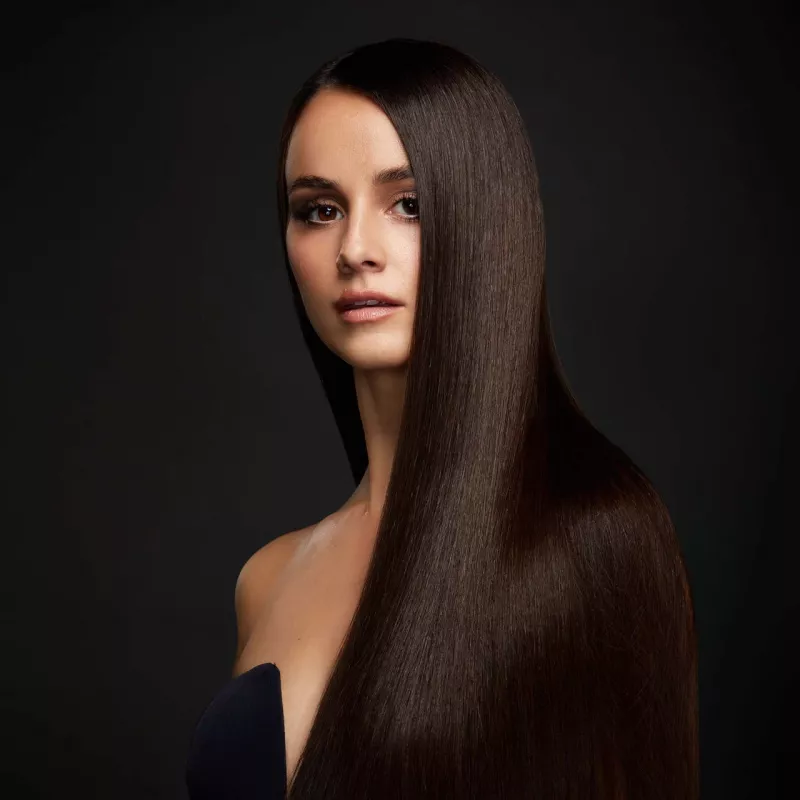 Alisador de cabelo Revamp ST-1850BK-EU com função de brilho iónico, preto