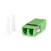 DIGITUS DN-96007-1APC-OF Acoplador de fibra ótica LC/APC duplex, monomodo OS2, sem flange, verde