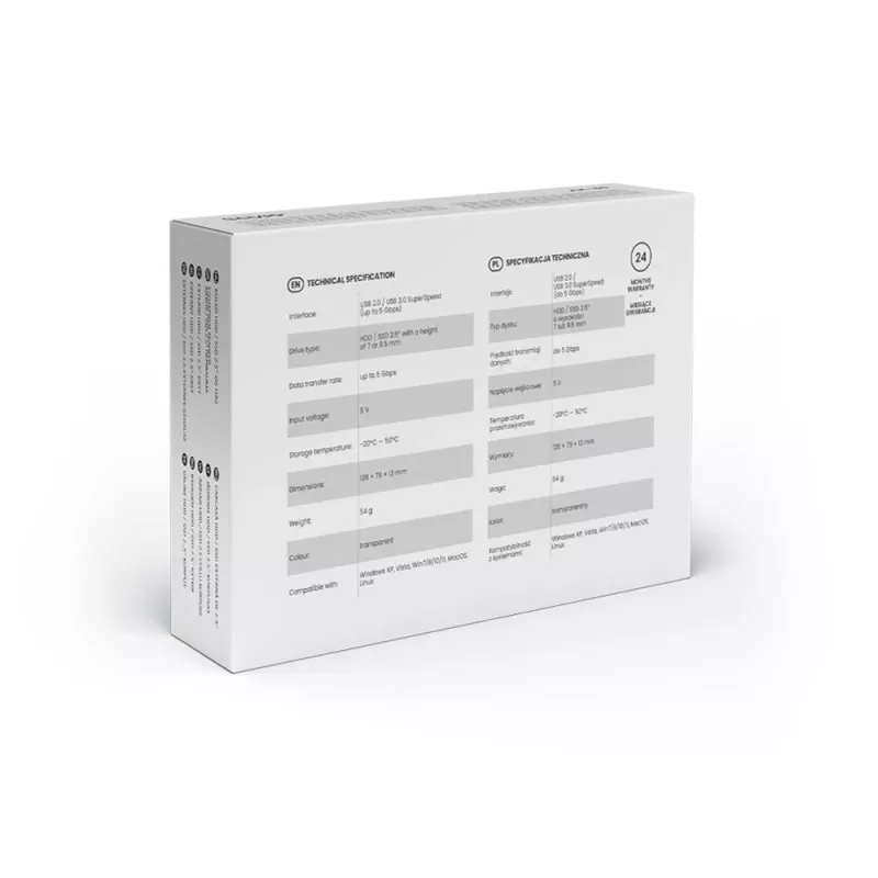 Caixa para HDD/SSD Savio AK-66