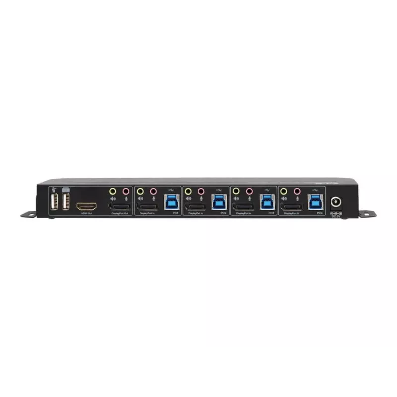 Tripp Eaton Tripp Lite Série KVM DisplayPort de 4 portas com ligações de consola duplas (DP e HDMI)