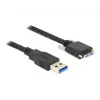 Cabo USB DeLOCK 83599 USB 3.2 Gen 1 3 m USB A Micro-USB B preto