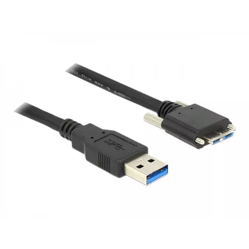 Cabo USB DeLOCK 83599 USB 3.2 Gen 1 3 m USB A Micro-USB B preto