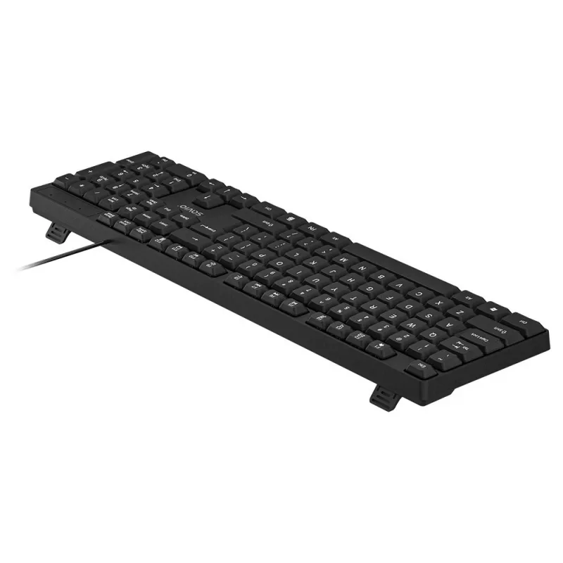 Savio KB-01 teclado Home/Office USB QWERTY US inglês preto