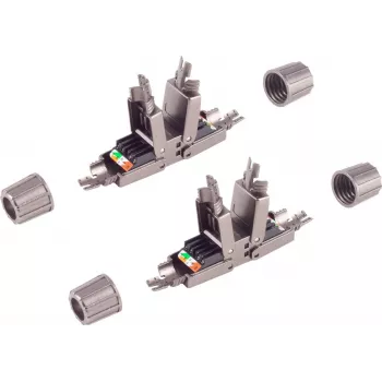 Conector ShiverPeaks LSA BS08-10001-2 sem ferramenta, Quick Cat.6A