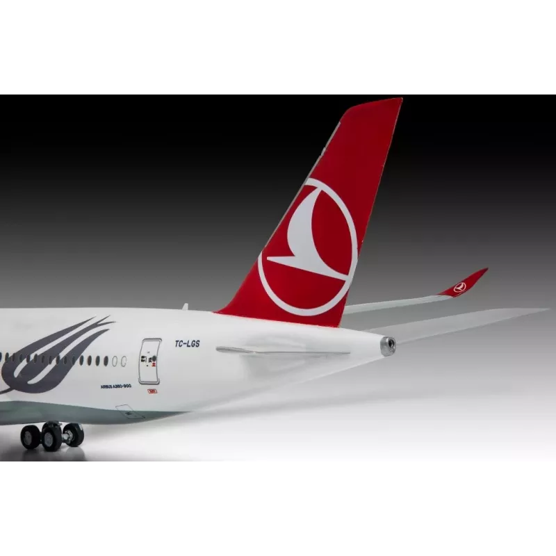 Avião de modelo em plástico REVELL Airbus A350-900 Turkish Airlines Escala 1/144