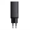 Carregador Baseus CCGAN2L-B01 para dispositivos móveis universal preto AC carregamento rápido para interiores