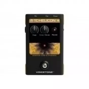 Dynamizer vocal TC-Helicon VoiceTone T1 — processamento de voz em tempo real para live e estúdio