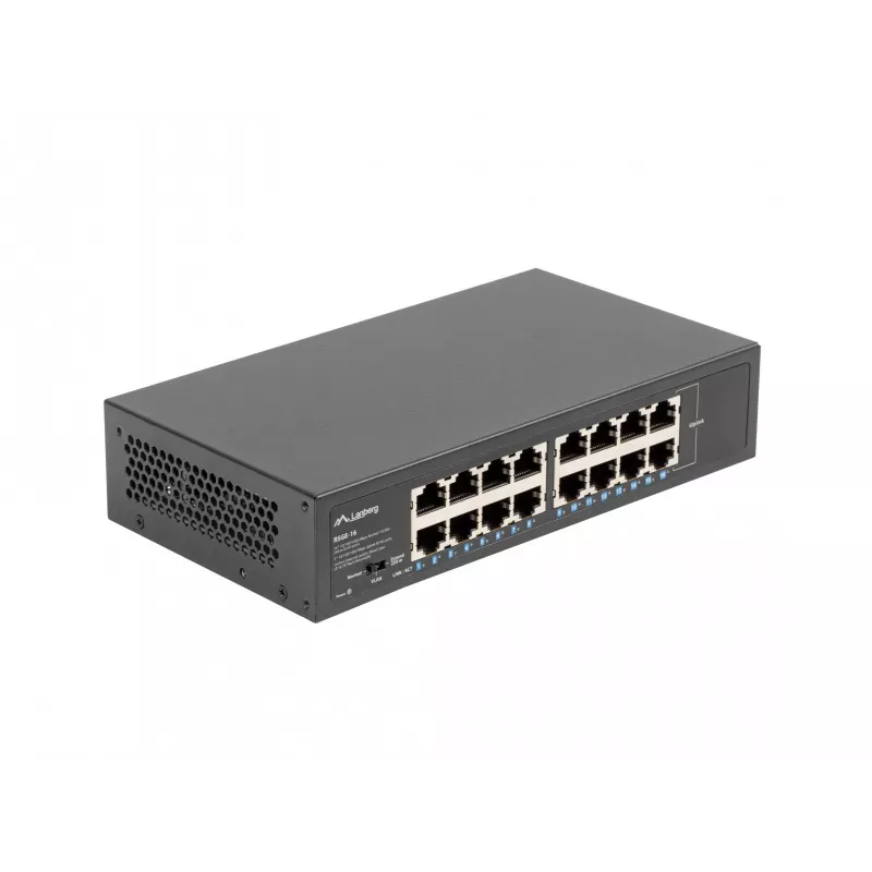 Comutador Lanberg RSGE-16 Rack 10/19 (16 portas 1Gb)