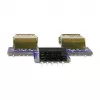 DeLOCK 9 pinos 2,54 mm 2 x USB 2.0 1 x 9 pinos 2,54 mm preto azul prateado