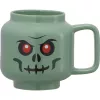 Caneca de cerâmica LEGO Esqueleto verde, Grande