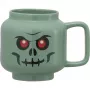 Caneca de cerâmica LEGO Esqueleto verde, Grande