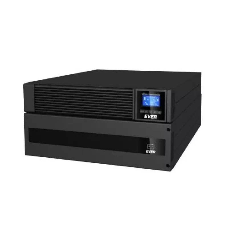 UPS EVER POWERLINE RT Plus 6 kVA T/PWPLRT-116K00/00 — UPS online de dupla conversão rack/torre 6kVA