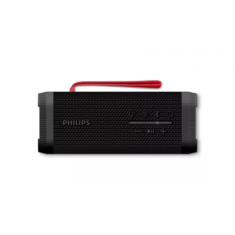 Sistema de altifalantes portátil 2.1 Philips TAS2000B/00 preto, 10 W RMS, altifalante de 4,8 cm, Bluetooth, IPX5