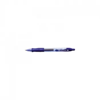 Esferográfica BIC 829158 — clip retrátil, tinta azul, corpo transparente, pack de 12
