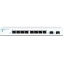 Sophos CS101-8 - Switch - gerido - 8 x 10/100/1000 + 2 x Gigabit SFP - secretária, montagem na parede
