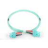 DIGITUS Professional - cabo de patch - SC multimodo (M) a SC multimodo (M) - 2 m - fibra ótica - 50/125 micrómetros - OM3 - isento de halogéneos - água-marinha
