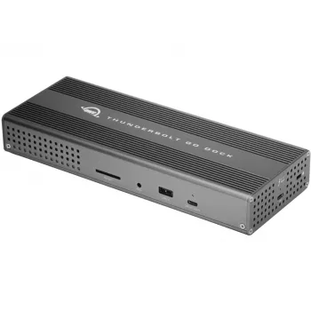 OWC Go Dock - Docking station - Thunderbolt 4 - HDMI, 2 x Thunderbolt 4 - GigE, 2,5 GigE - 120 Watt