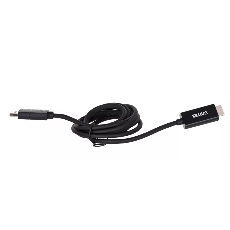 CABO UNITEK DisplayPort 1.2, HDMI, 4K@60 Hz, 1,8 m, V1608A