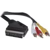 Cabo SCART ShiverPeaks AVK 407-200 SC com interruptor e 3× fichas RCA