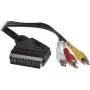 Cabo SCART ShiverPeaks AVK 407-200 SC com interruptor e 3× fichas RCA