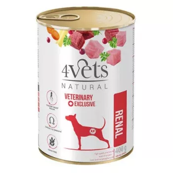 4VETS Natural Renal - alimento húmido para cães - 400g