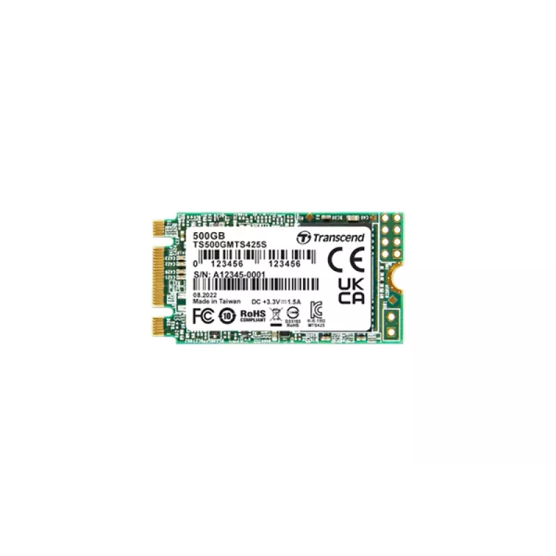 Disco SSD Transcend 500 GB M.2 Serial ATA III TS500GMTS425S