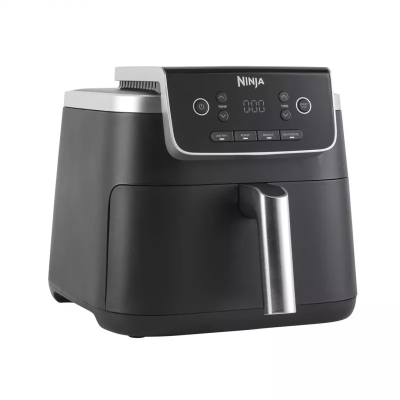 Fritadeira de ar quente Ninja AF140EU Single 4,7 L 1750 W preta, 4 programas, LCD, placa crocante