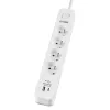 Régua de proteção contra sobretensões PROTECT 4PL 1A1C USB T/LZ12-PRO015/1000