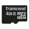 Cartão de memória flash Transcend 4GB MicroSDHC Classe 10 TS4GUSDC10
