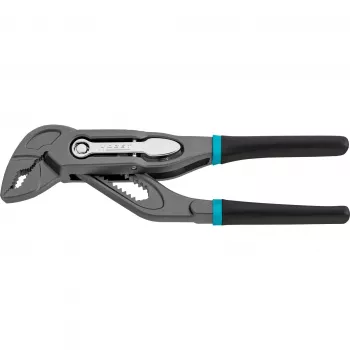 Alicate universal / de bomba de água 760-12, alicate para tubos / bomba de água (preto/azul, 125 mm, ajuste rápido tip/step)