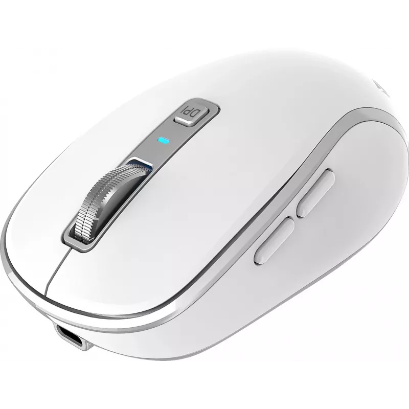 Rato sem fios DUAL WiFi+Bluetooth, bateria recarregável, 5 botões