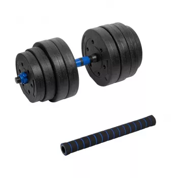 REBEL ACTIVE haltere ajustável de betume com conector 1x20kg