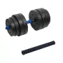 REBEL ACTIVE haltere ajustável de betume com conector 1x20kg