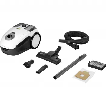 Aspirador cilíndrico Karcher VC 2, 700 W, saco de 2,8 L, HEPA 13, 76 dB, 5,1 kg